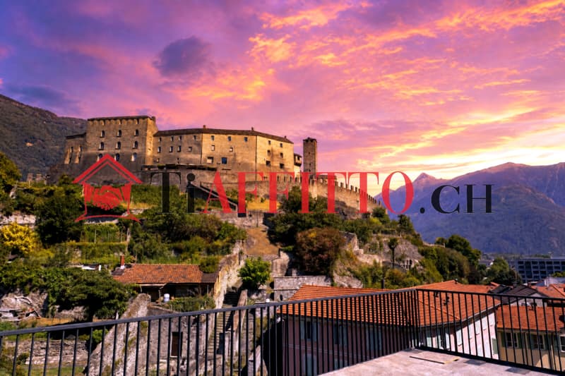 ENORME LOFT CON TERRAZZA VISTA SUI CASTELLI A BELLINZONA (2)