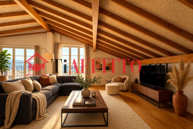 ENORME LOFT CON TERRAZZA VISTA SUI CASTELLI A BELLINZONA (10)