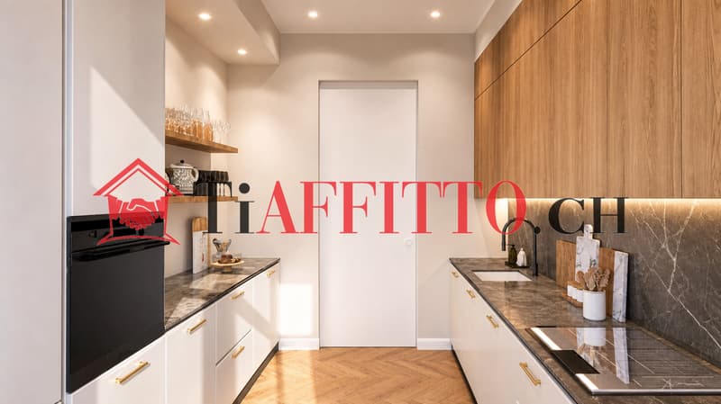 STREPITOSO 3.5 ARREDATO NEL CUORE DI LUGANO (7)