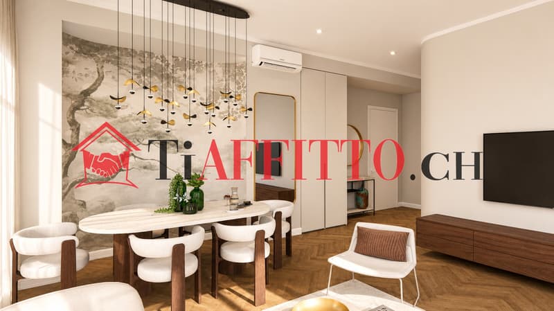 STREPITOSO 3.5 ARREDATO NEL CUORE DI LUGANO (5)
