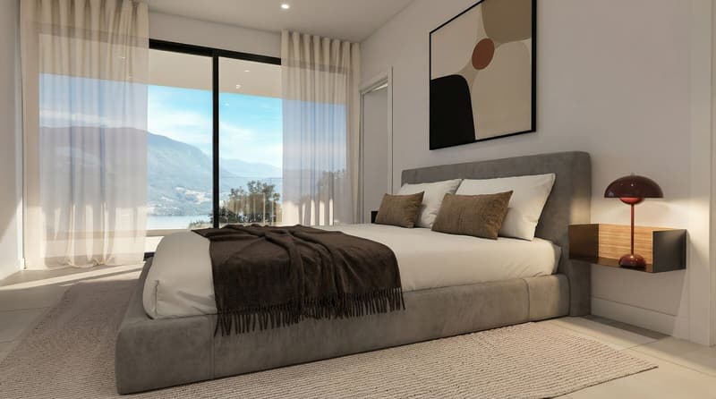 4.5 LOCALI CON GRANDE GIARDINO E VISTA LAGO A LUGANO (5)