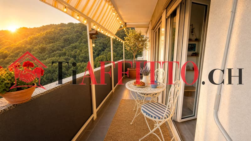 TRANQUILLITÃ E LUCE: 2.5 LOCALI AL SETTIMO PIANO A 850 CHF (5)