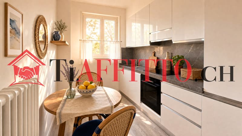 TRANQUILLITÃ E LUCE: 2.5 LOCALI AL SETTIMO PIANO A 850 CHF (2)