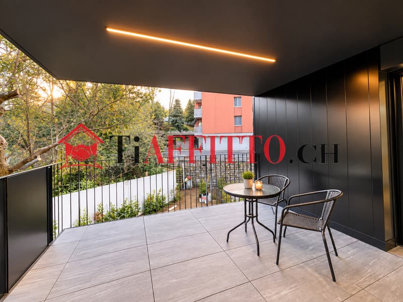 NUOVO 2.5 LOCALI CON GRANDE TERRAZZA A LUGANO SORENGO (1)