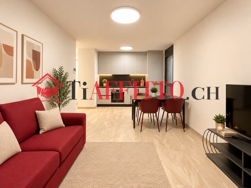NUOVO 2.5 LOCALI CON GRANDE TERRAZZA A LUGANO SORENGO (4)