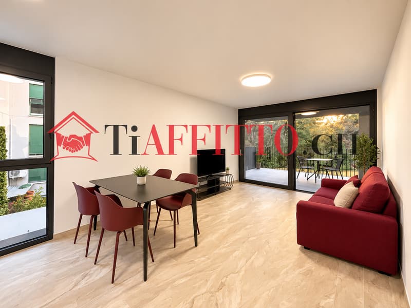 NUOVO 2.5 LOCALI CON GRANDE TERRAZZA A LUGANO SORENGO (3)