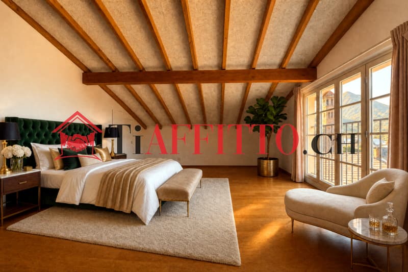 ENORME LOFT CON TERRAZZA VISTA SUI CASTELLI A BELLINZONA (1)