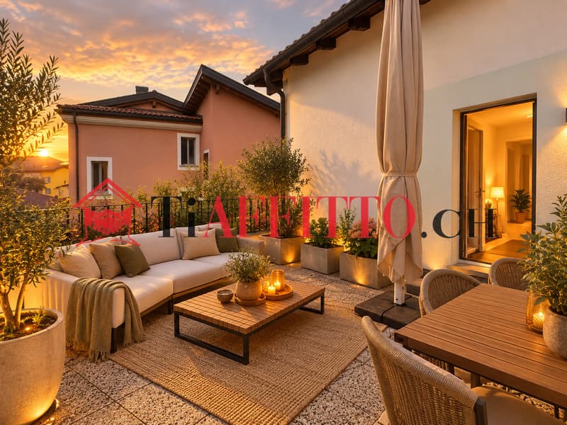 GRAZIOSO 3.5 DUPLEX A CADRO CON GRANDE TERRAZZA (3)