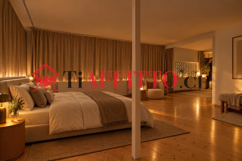 ENORME LOFT DI 120 MQ A CADRO LUGANO (5)