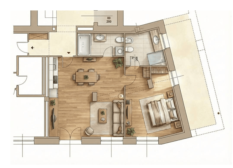 Elegante appartamento di 2.5 locali a Lugano (1)