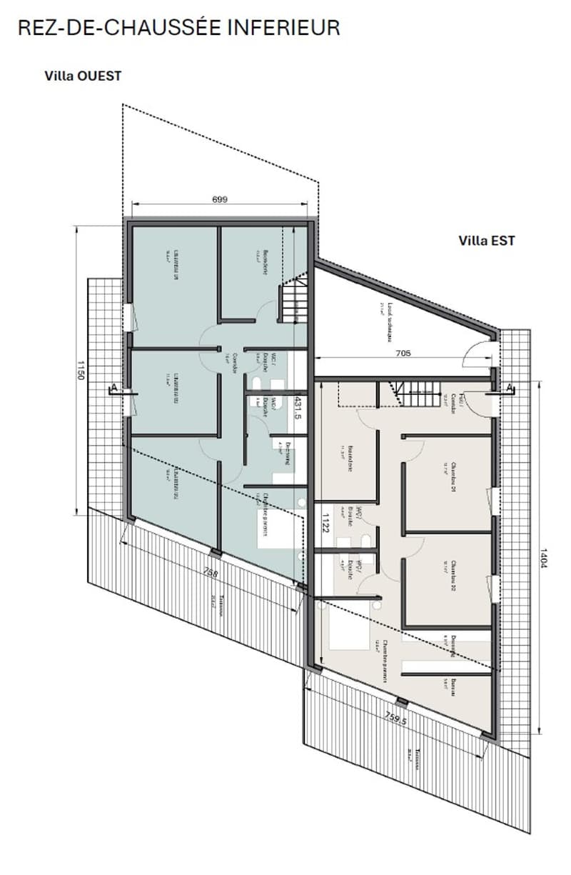 Villa jumelée contemporaine 6.5 pièces | orientation Sud-Ouest | Vue Alpes | Les Rochettes - Cornaux (4)