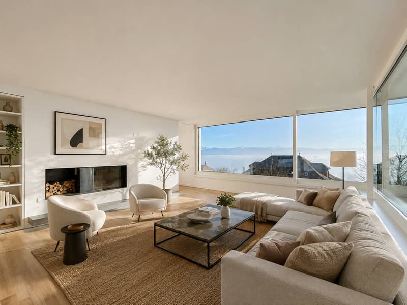 Villa contemporaine avec vue panoramique sur le lac (1)