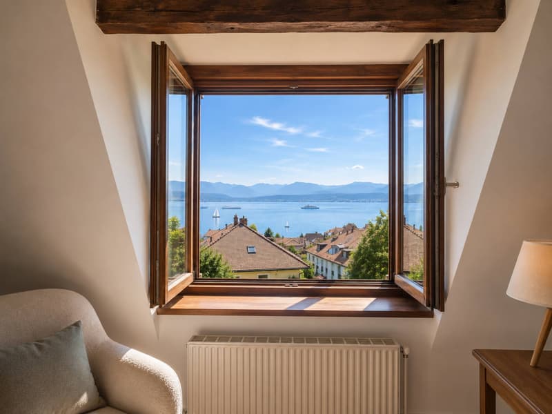 SPACIEUX ATTIQUE AVEC VUE LAC ET MONT-BLANC (6)
