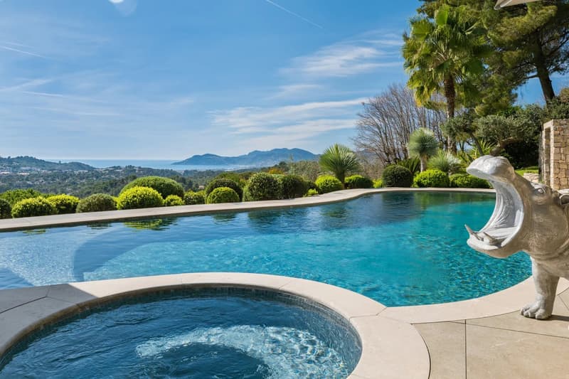 Mougins | Villa eccezionale con panorama, spa & vista sul mare sulla Costa Azzurra (3)