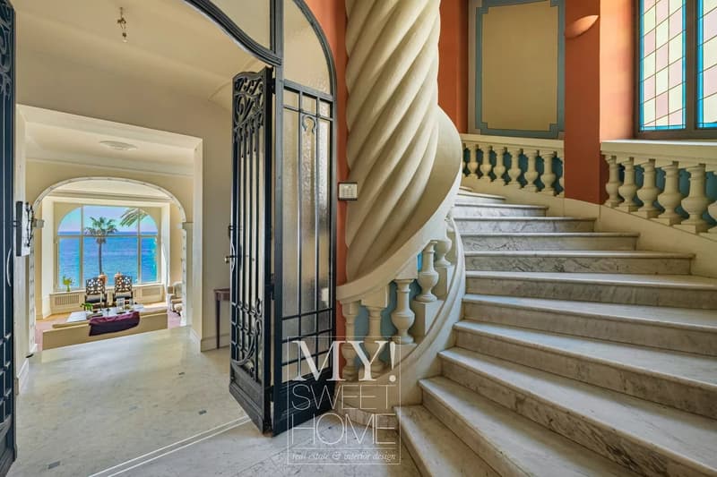 Cannes Midi | Villa storica in prima linea di mare con carattere Belle-Époque (4)