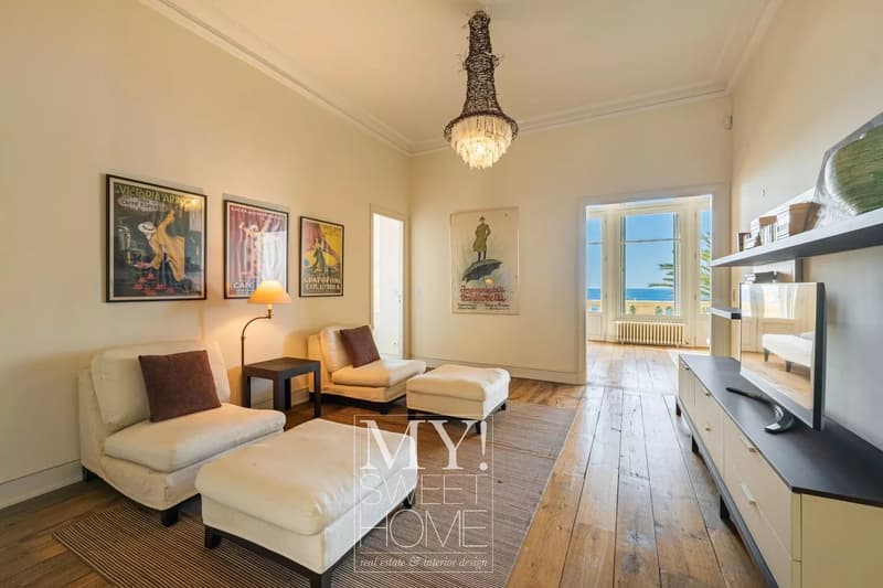 Cannes Midi | Villa storica in prima linea di mare con carattere Belle-Époque (11)