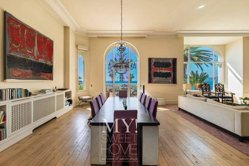 Cannes Midi | Villa storica in prima linea di mare con carattere Belle-Époque (9)