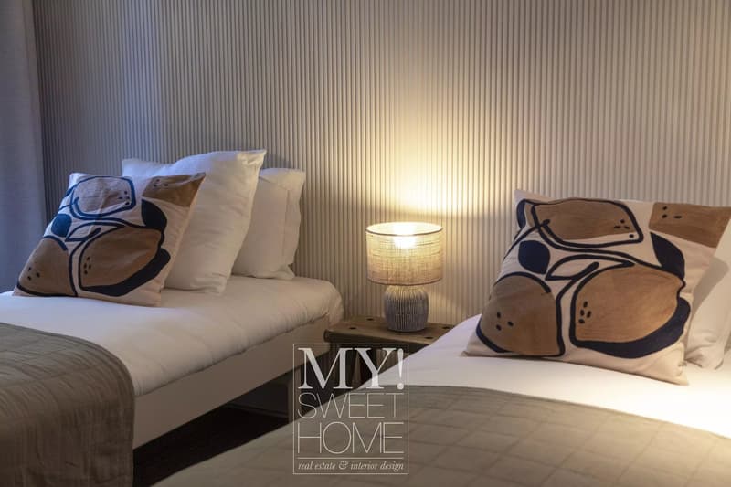 Schlafzimmer 1 mit 2 Einzelbetten