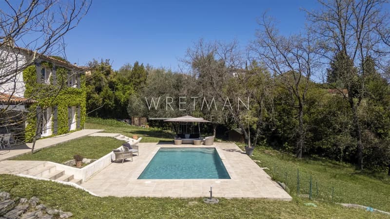 Valbonne Village Villa 155 m² Pool Garten 3.150 m² Bewachte Anlage Sofort bezugsfertig (4)