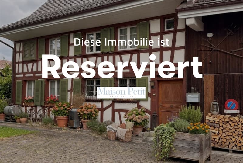 Ein historisches gut unterhaltenes Riegelhaus im Thurgau sucht eine neue Familie (1)