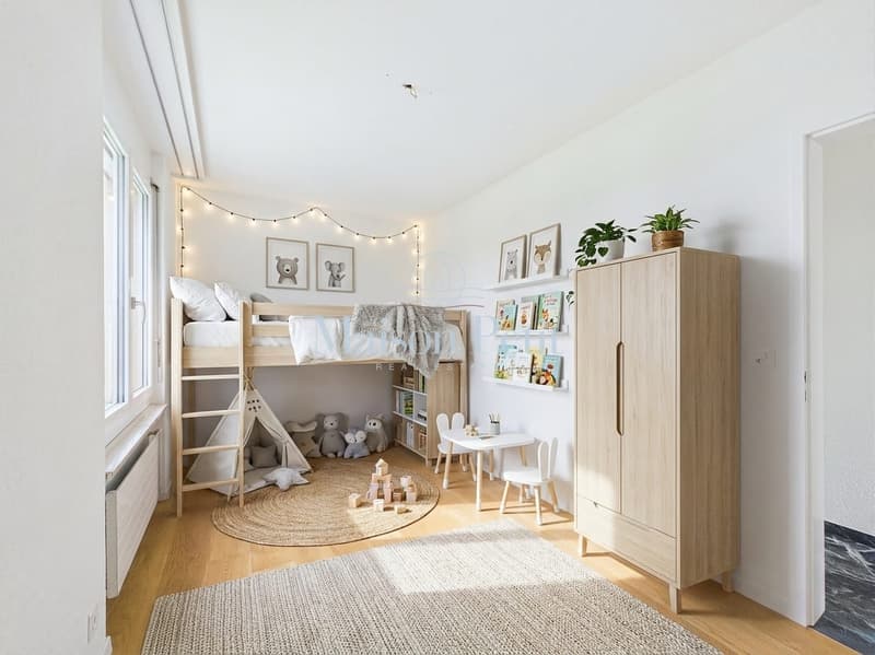 Perfekt für kleine Familien, Paare oder Singles - in Ebmatingen suchen 96m2 Wohnfläche mit verglaster Loggia neue Besitzer. (5)