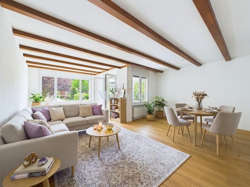 Perfekt für kleine Familien, Paare oder Singles - in Ebmatingen suchen 96m2 Wohnfläche mit verglaster Loggia neue Besitzer. (8)