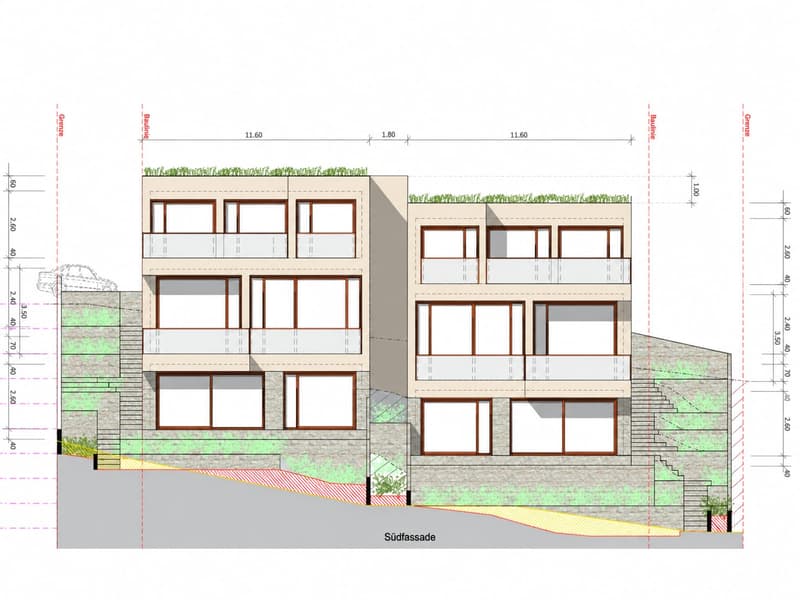 Doppeleinfamilienhaus mit Aussicht am Südhang im Züri Unterland (4)