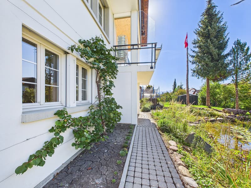 Frisch renovierte Gartenwohnung mit viel Privatsphäre. Die hät alles was es bruucht um sich dähei z'fühle! (9)