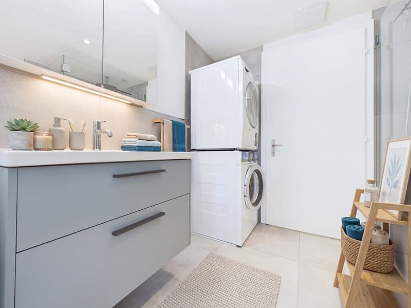 Frisch renovierte Gartenwohnung mit viel Privatsphäre. Die hät alles was es bruucht um sich dähei z'fühle! (8)