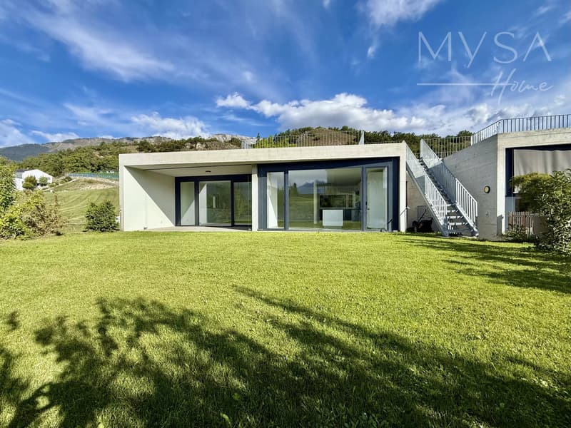 Grimisuat - maison jumelle de 4½ pièces avec jardin et terrasse panoramique (1)