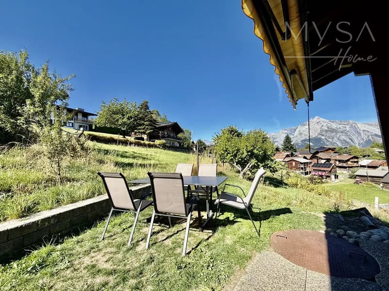 A louer a la saison d'hiver - chalet avec cachet rénové au coeur d'Haute-Nendaz (11)