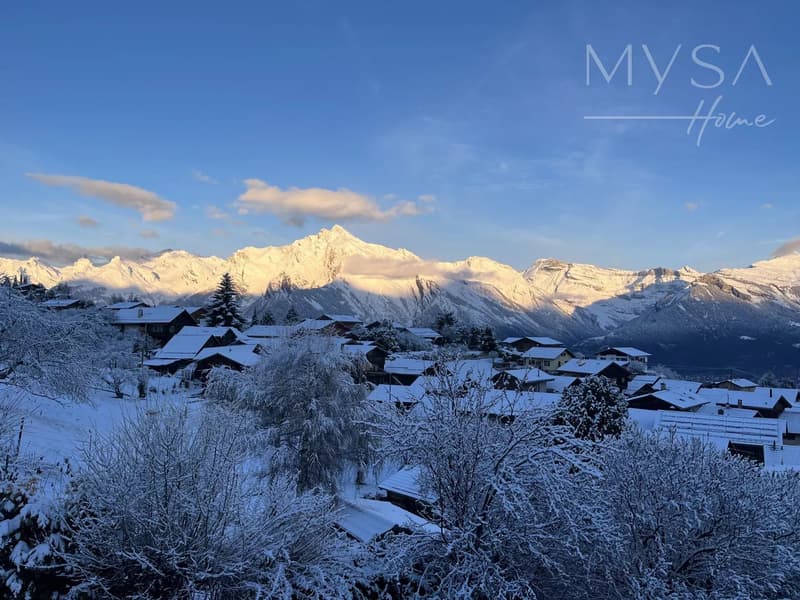 A louer a la saison d'hiver - chalet avec cachet rénové au coeur d'Haute-Nendaz (6)