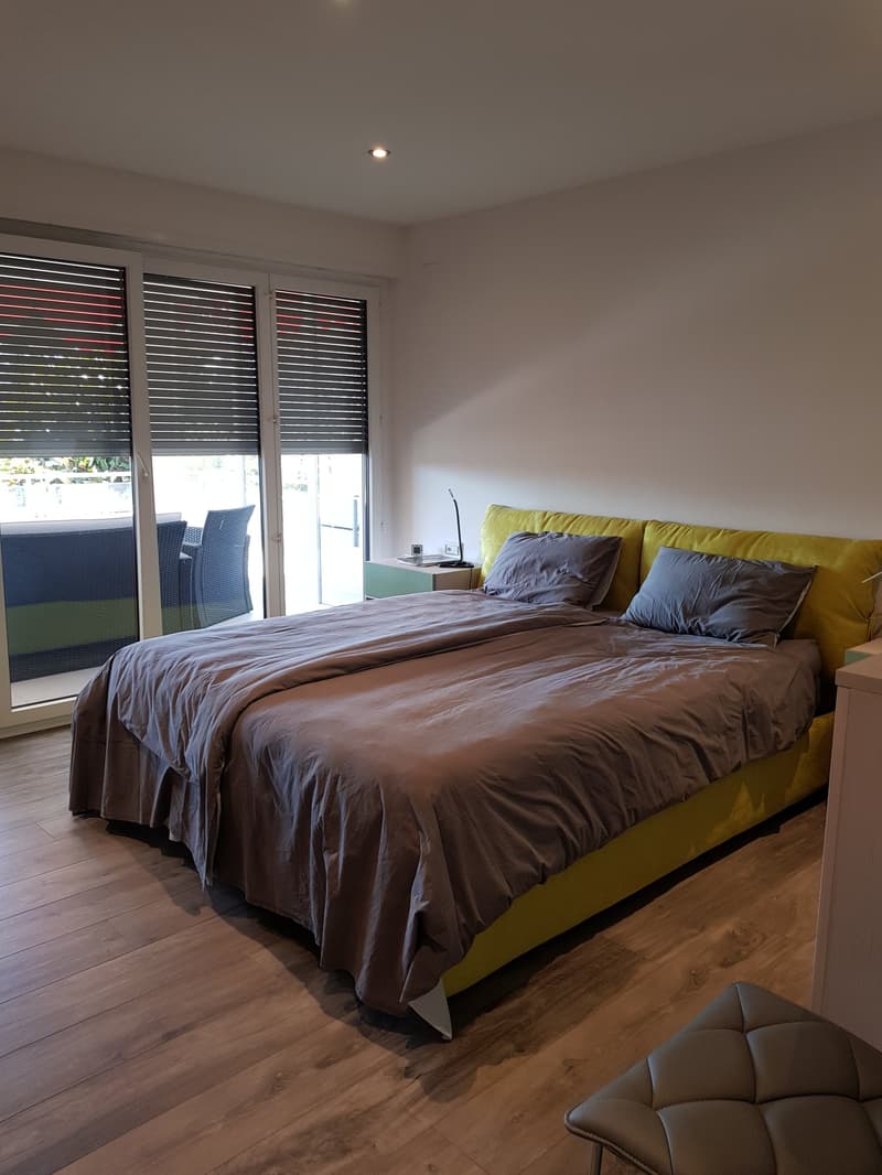 Appartamento ammobiliato di 3 locali con piscina e balcone a Ponte Capriasca (6)