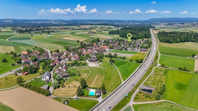 Luftansicht Kleinandelfingen