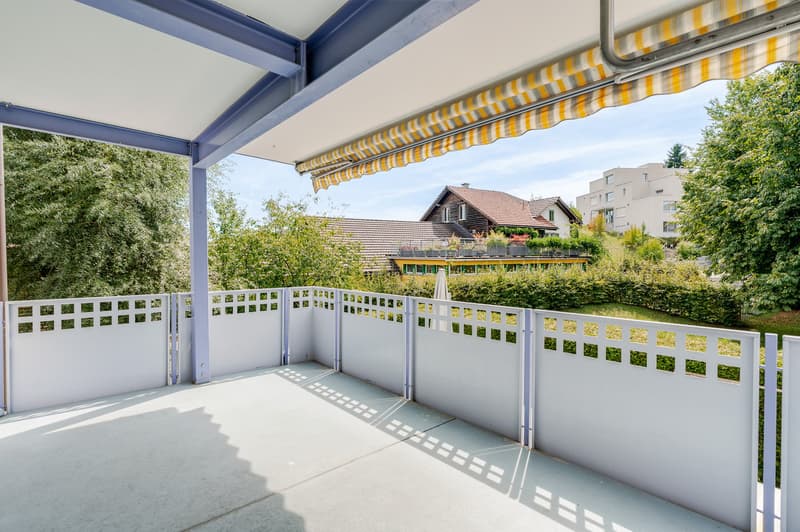 Balkon mit Sicht Richtung Osten