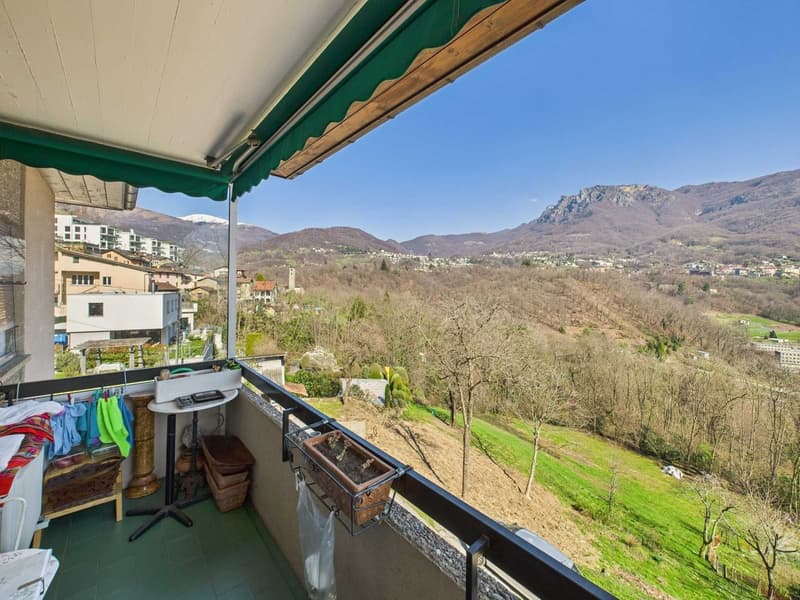 Attico 4.5 locali con vista monti a Lugaggia (10)