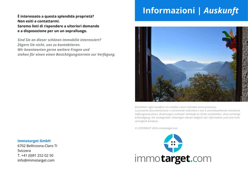 Villa 4.5 locali con giardino e vista aperta a Brè sopra Lugano (13)
