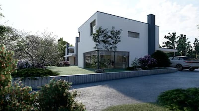 Villa 4.5 locali con giardino e vista aperta a Brè sopra Lugano (10)