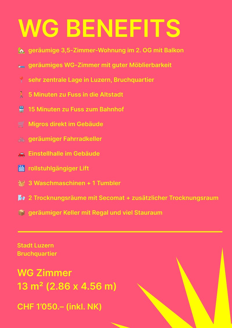 WG-Zimmer in Luzern (11)