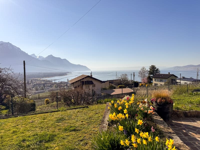 Propriété de caractère avec vue panoramique sur le lac – Villeneuve (2)