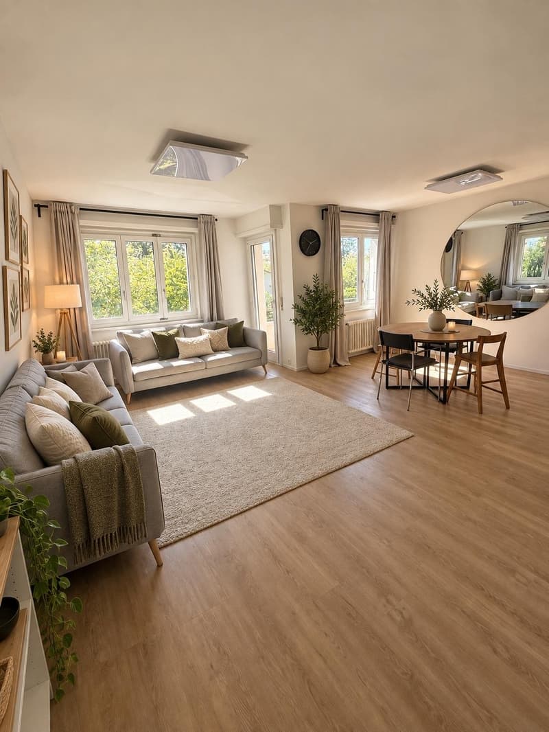 Grande chambre 20 m² avec salle d'eau privative dans maison en colocation – Épalinges (2)