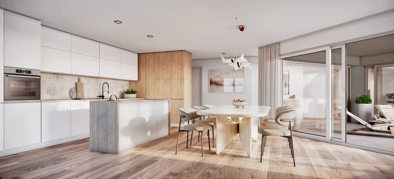 Superbes appartements de 3.5, 4.5 et 5.5 pcs à vendre en PPE dans un cadre verdoyant à Saignelégier (3)