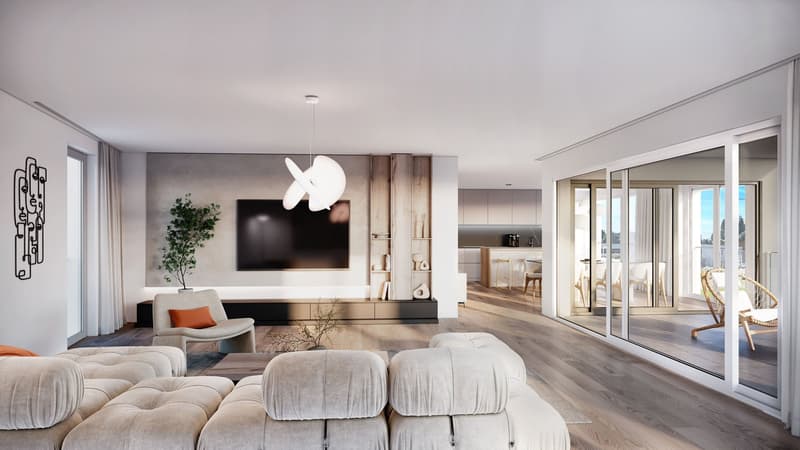 Superbes appartements de 3.5, 4.5 et 5.5 pcs à vendre en PPE dans un cadre verdoyant à Saignelégier (5)