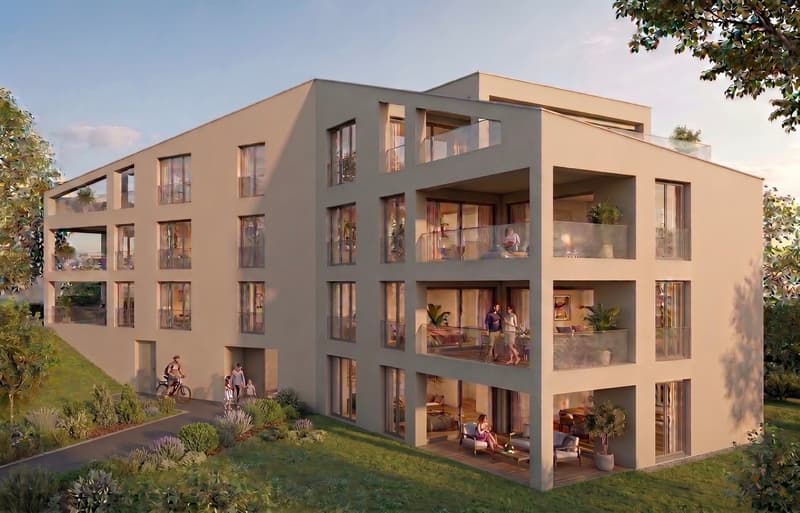 Superbes appartements de 3.5, 4.5 et 5.5 pcs à vendre en PPE dans un cadre verdoyant à Saignelégier (3)