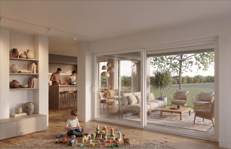 Superbes appartements de 3.5, 4.5 et 5.5 pcs à vendre en PPE dans un cadre verdoyant à Saignelégier (8)