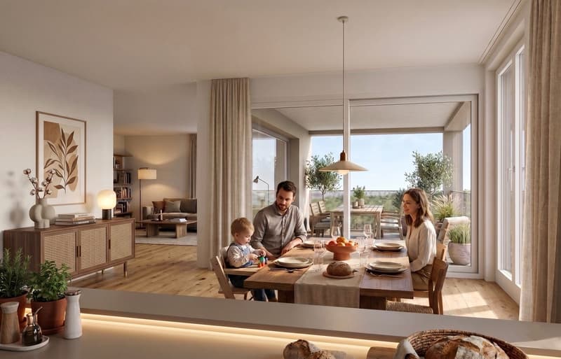 Superbes appartements de 3.5, 4.5 et 5.5 pcs à vendre en PPE dans un cadre verdoyant à Saignelégier (4)