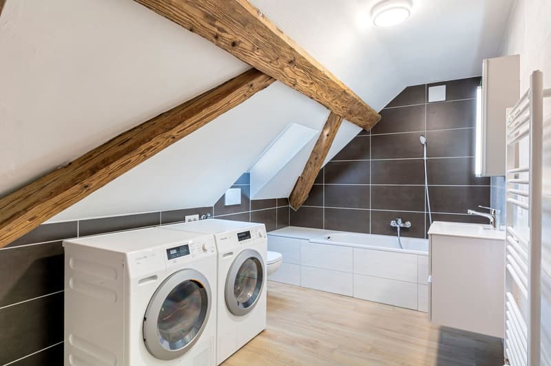 Duplex neuf et meublé — 5.5 pièces (3 chambres + mezzanine) — env. 128 m² + loggia — Courfaivre (11)