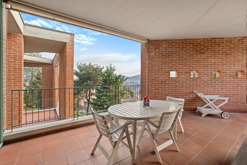 Splendida villa con ampio giardino e vista (14)