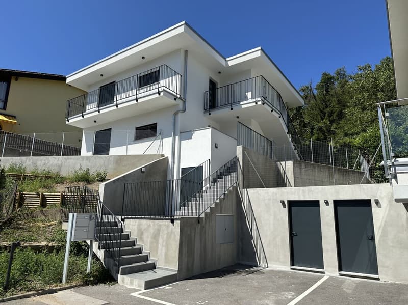 Nuovo e moderno appartamento di 3.5 locali, ultimo piano e vista aperta Mendrisio Arzo (12)