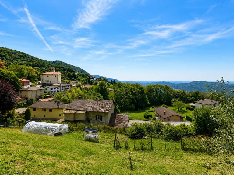 Caratteristico immobile da ristrutturare con grande terreno edificabile annesso e ulteriori 3 lotti boschivi (9)